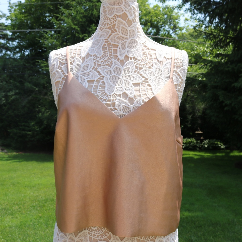 Kendall and Kylie PacSun Rose Gold Tank Top